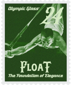 Olympic Glass Stamps Float